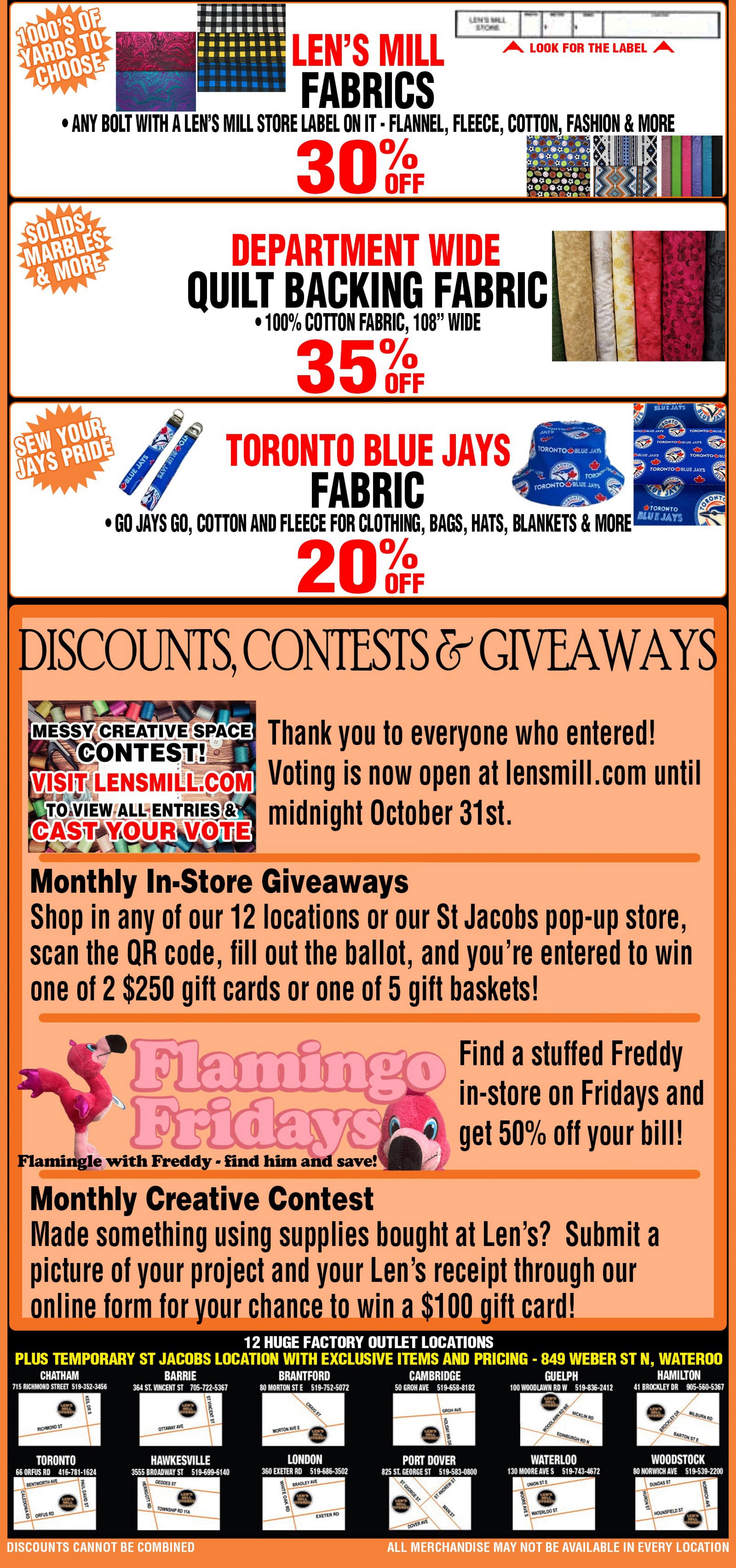 Len's Mill Stores Flyer October 14 to 19