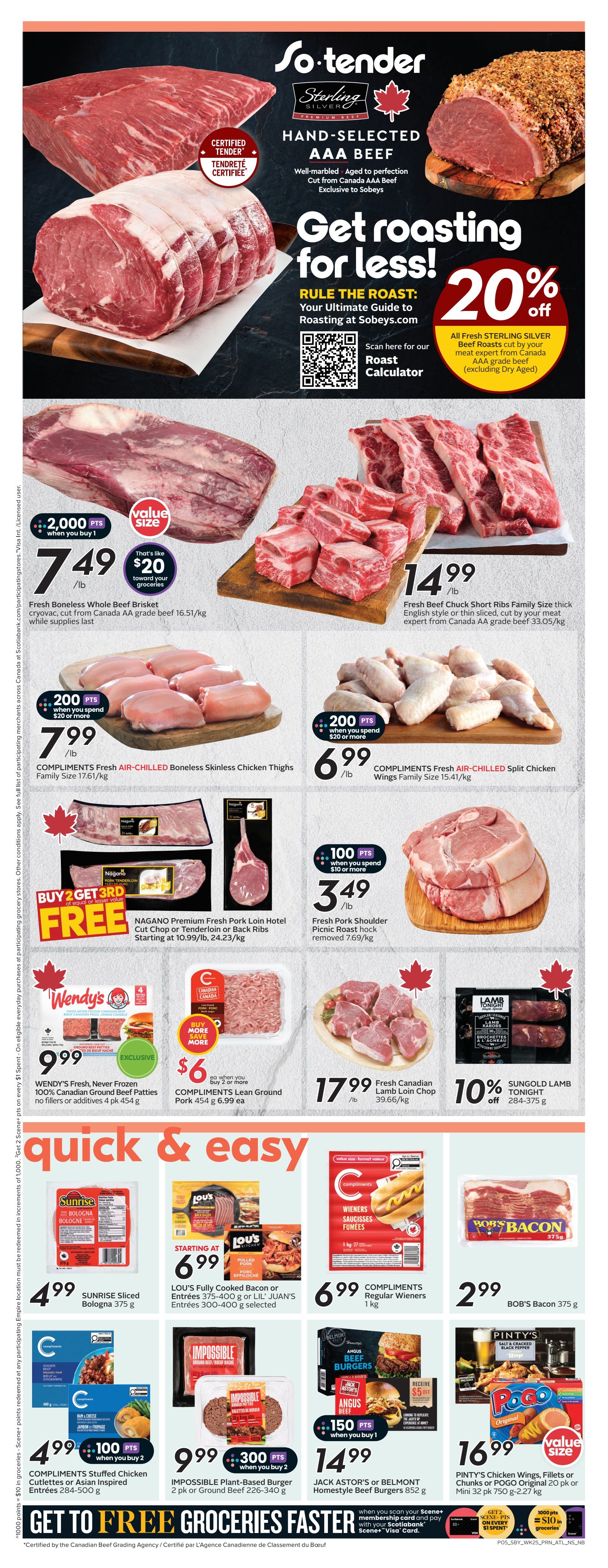 Sobeys (Atlantic) Flyer October 16 to 22