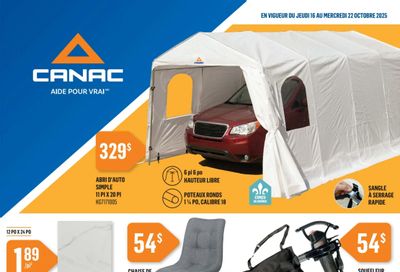 Canac Flyer October 16 to 22 Canac Flyer October 16 to 22