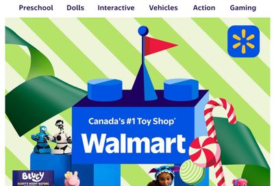Walmart Toy Shop Flyer October 16 to December 24
