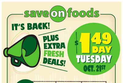 Save On Foods (SK) Flyer October 16 to 22