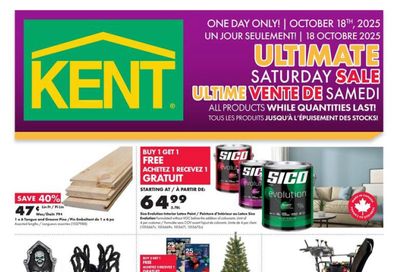 Kent Building Supplies Flyer October 16 to 22 Kent Building Supplies Flyer October 16 to 22