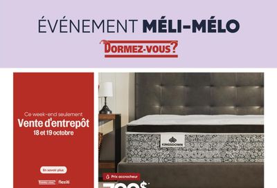 Dormez-vous Flyer October 16 to 21