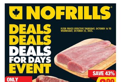 No Frills (West) Flyer October 16 to 22 No Frills (West) Flyer October 16 to 22