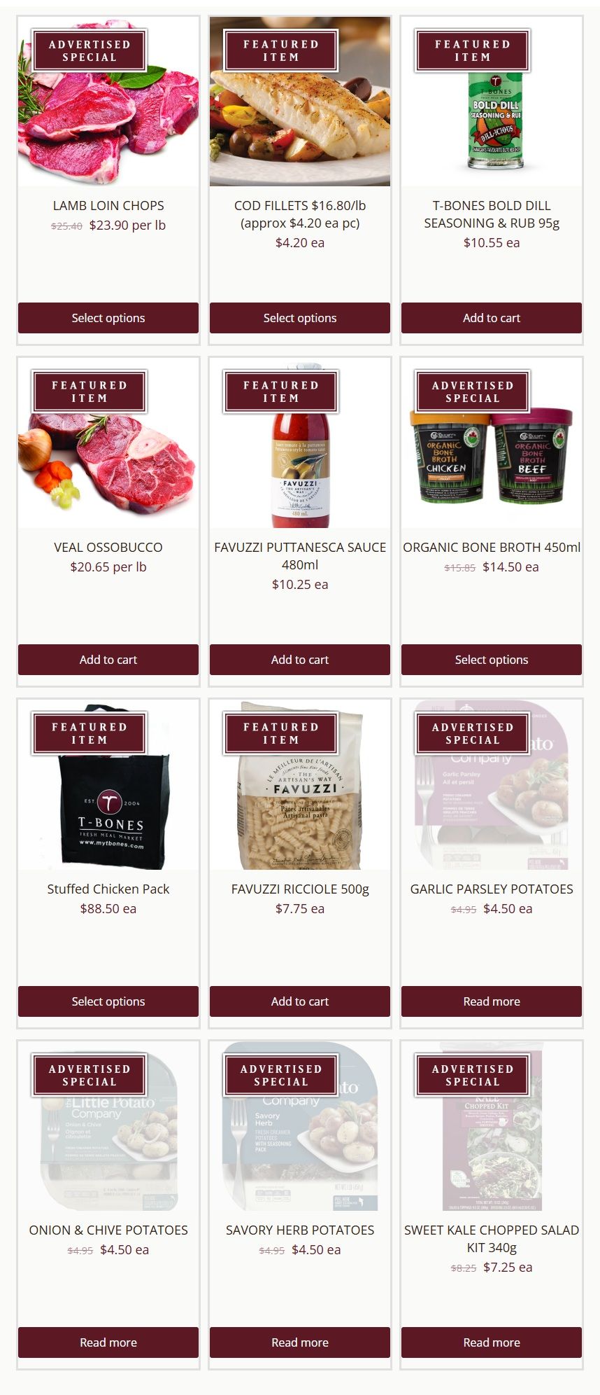T-Bone's Flyer October 15 to 21