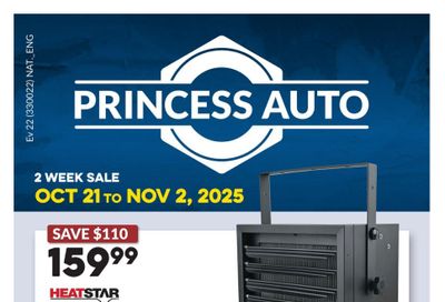 Princess Auto Flyer October 21 to November 2