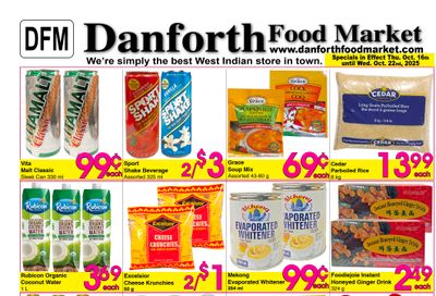 Danforth Food Market Flyer October 16 to 22 Danforth Food Market Flyer October 16 to 22