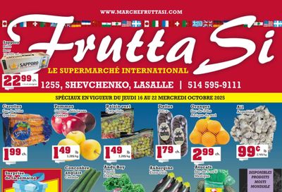 Frutta Si Flyer October 16 to 22