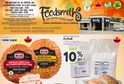 Foodsmiths Flyer October 16 to 23