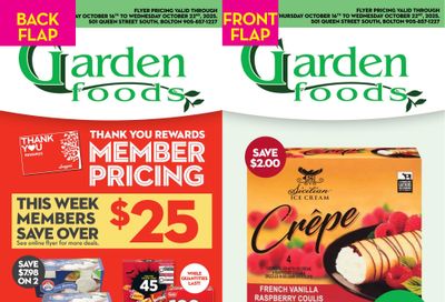 Garden Foods Flyer October 16 to 22 Garden Foods Flyer October 16 to 22