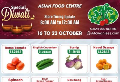 Asian Food Centre (Wanless Dr.) Flyer October 16 to 22