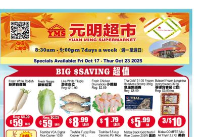 Yuan Ming Supermarket Flyer October 17 to 23 Yuan Ming Supermarket Flyer October 17 to 23