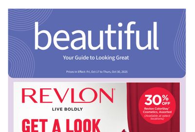 Pharmasave (ON & West) Beauty Flyer October 17 to 30