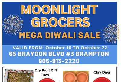 Moonlight Grocers Flyer October 16 to 22