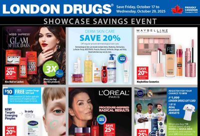 London Drugs Showcase Savings Event Flyer October 17 to 29