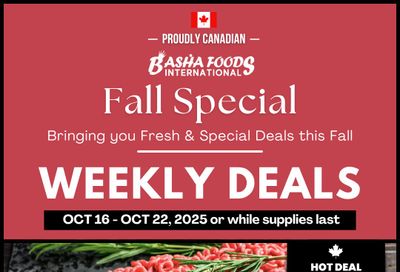 Basha Foods International Flyer October 16 to 22 Basha Foods International Flyer October 16 to 22