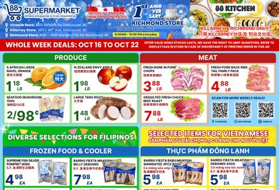 88 Supermarket Flyer October 16 to 22 88 Supermarket Flyer October 16 to 22