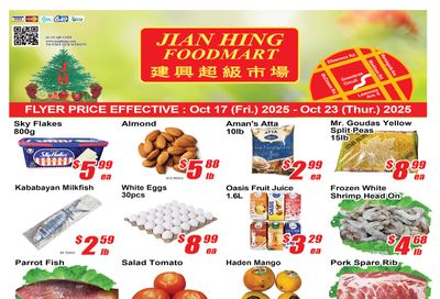 Jian Hing Foodmart (Scarborough) Flyer October 17 to 23
