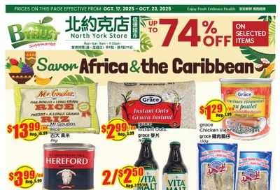 Btrust Supermarket (North York) Flyer October 17 to 23 Btrust Supermarket (North York) Flyer October 17 to 23