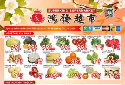Superking Supermarket (North York) Flyer October 17 to 23