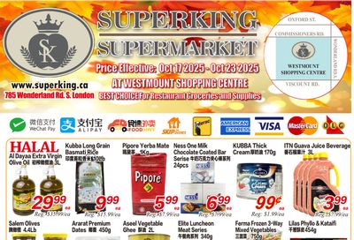 Superking Supermarket (London) Flyer October 17 to 23
