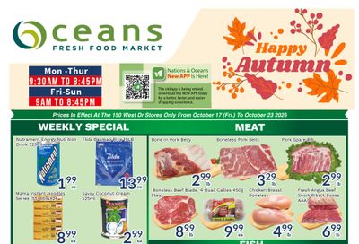 Oceans Fresh Food Market (Brampton) Flyer October 17 to 23