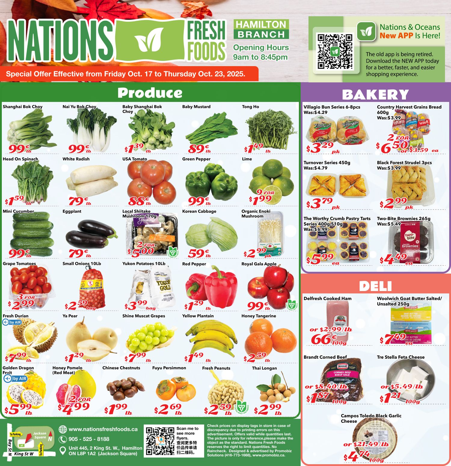 Nations Fresh Foods (Hamilton) Flyer October 17 to 23