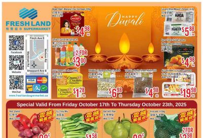 FreshLand Supermarket Flyer October 17 to 23