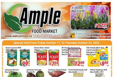 Ample Food Market (Brampton) Flyer October 17 to 23 Ample Food Market (Brampton) Flyer October 17 to 23