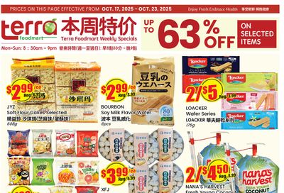 Terra Foodmart Flyer October 17 to 23 Terra Foodmart Flyer October 17 to 23
