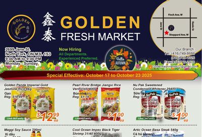 Golden Fresh Market Flyer October 17 to 23 Golden Fresh Market Flyer October 17 to 23
