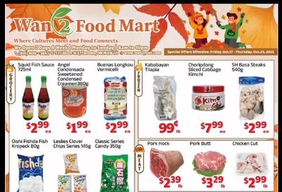 Wan 2 Food Mart Flyer October 17 to 23