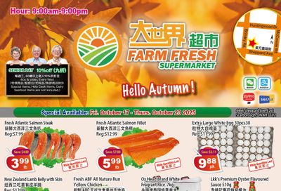 Farm Fresh Supermarket Flyer October 17 to 23
