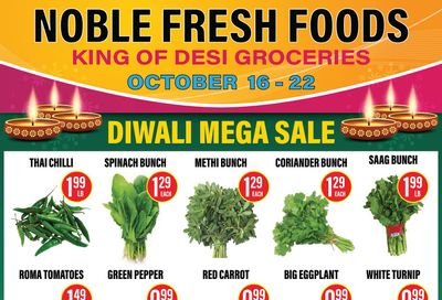 Noble Fresh Foods Flyer October 16 to 22