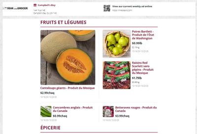 Mike Dean Local Grocer Flyer October 16 to 23 Mike Dean Local Grocer Flyer October 16 to 23