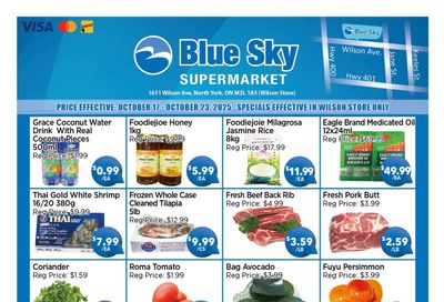 Blue Sky Supermarket (North York) Flyer October 17 to 23 Blue Sky Supermarket (North York) Flyer October 17 to 23