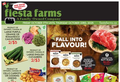 Fiesta Farms Flyer October 17 to 23 Fiesta Farms Flyer October 17 to 23