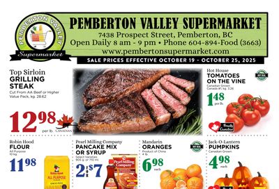 Pemberton Valley Supermarket Flyer October 19 to 25