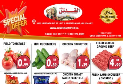 Al-Quds Supermarket Flyer October 17 to 23 Al-Quds Supermarket Flyer October 17 to 23