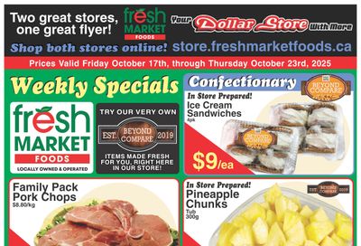 Fresh Market Foods Flyer October 17 to 23