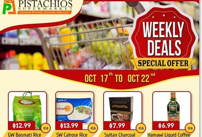 Pistachios Supermarket Flyer October 17 to 22
