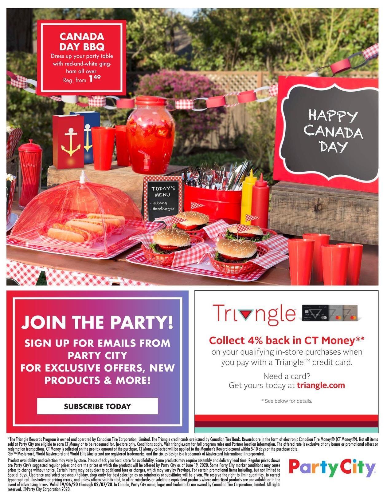 Party City Flyer June 19 to July 2