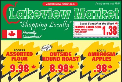 Lakeview Market Flyer October 18 to 24 Lakeview Market Flyer October 18 to 24