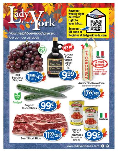 Lady York Foods Flyer October 20 to 26
