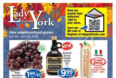 Lady York Foods Flyer October 20 to 26 Lady York Foods Flyer October 20 to 26