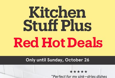 Kitchen Stuff Plus Red Hot Deals Flyer October 20 to 26 Kitchen Stuff Plus Red Hot Deals Flyer October 20 to 26