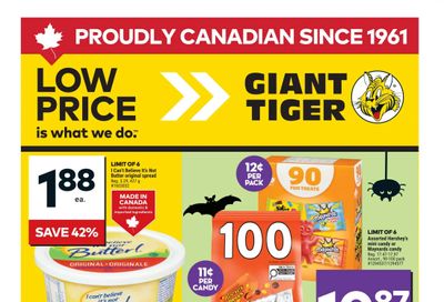 Giant Tiger (Atlantic) Flyer October 22 to 28