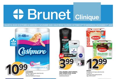 Brunet Clinique Flyer October 23 to November 5 Brunet Clinique Flyer October 23 to November 5