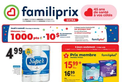 Familiprix Extra Flyer October 23 to 29