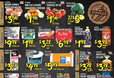 Pepper's Foods Flyer October 21 to 27